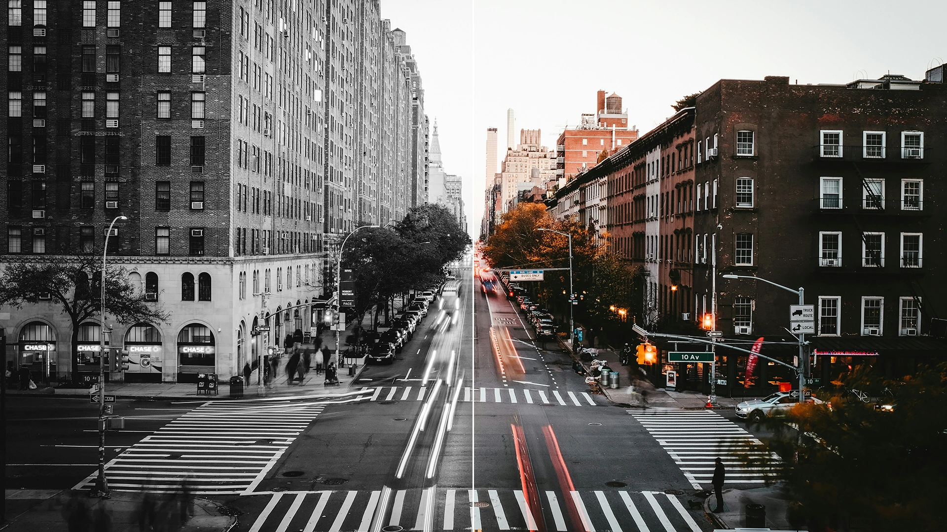 Colorize black-and-white footage. From faded to vibrant.