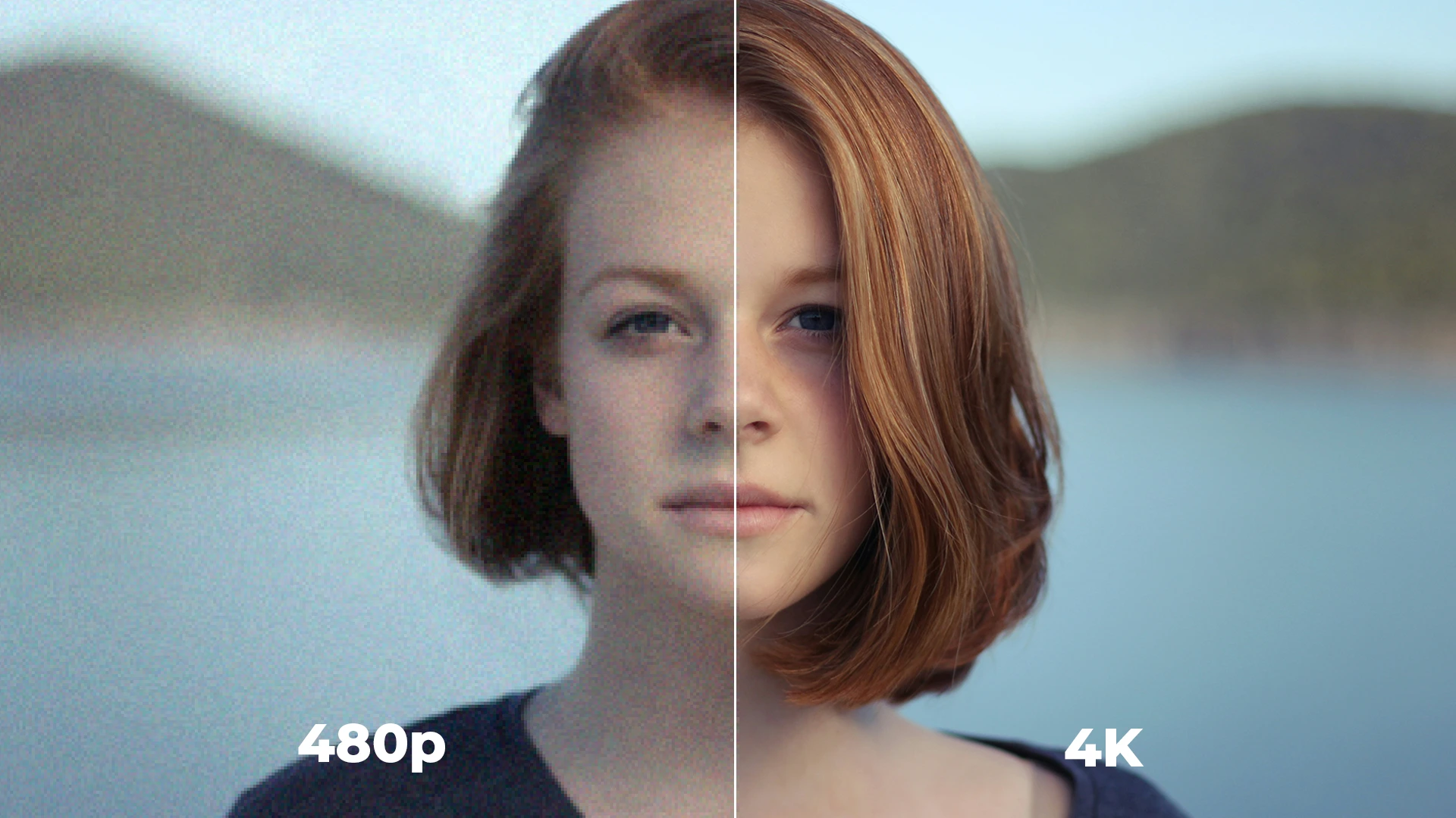 AI upscaling up to 4K. Low-res in, stunning clarity out.